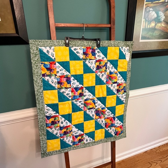 Cat quilt 🐈 hand crafted NEW - Picture 2 of 5